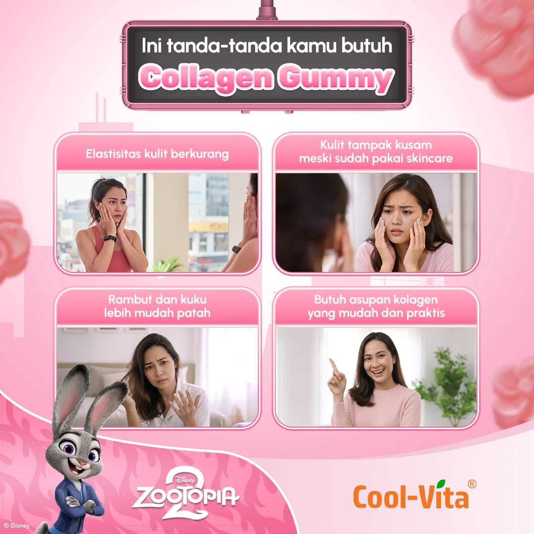 CoolVita Collagen Gummy 3 Box Disney Zootopia2 + 2 Pouch Collagen Gummy - Image 3