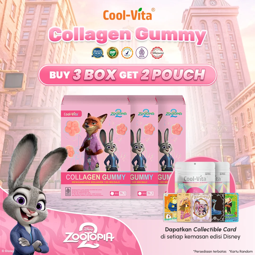 CoolVita Collagen Gummy 3 Box Disney Zootopia2 + 2 Pouch Collagen Gummy - Image 9