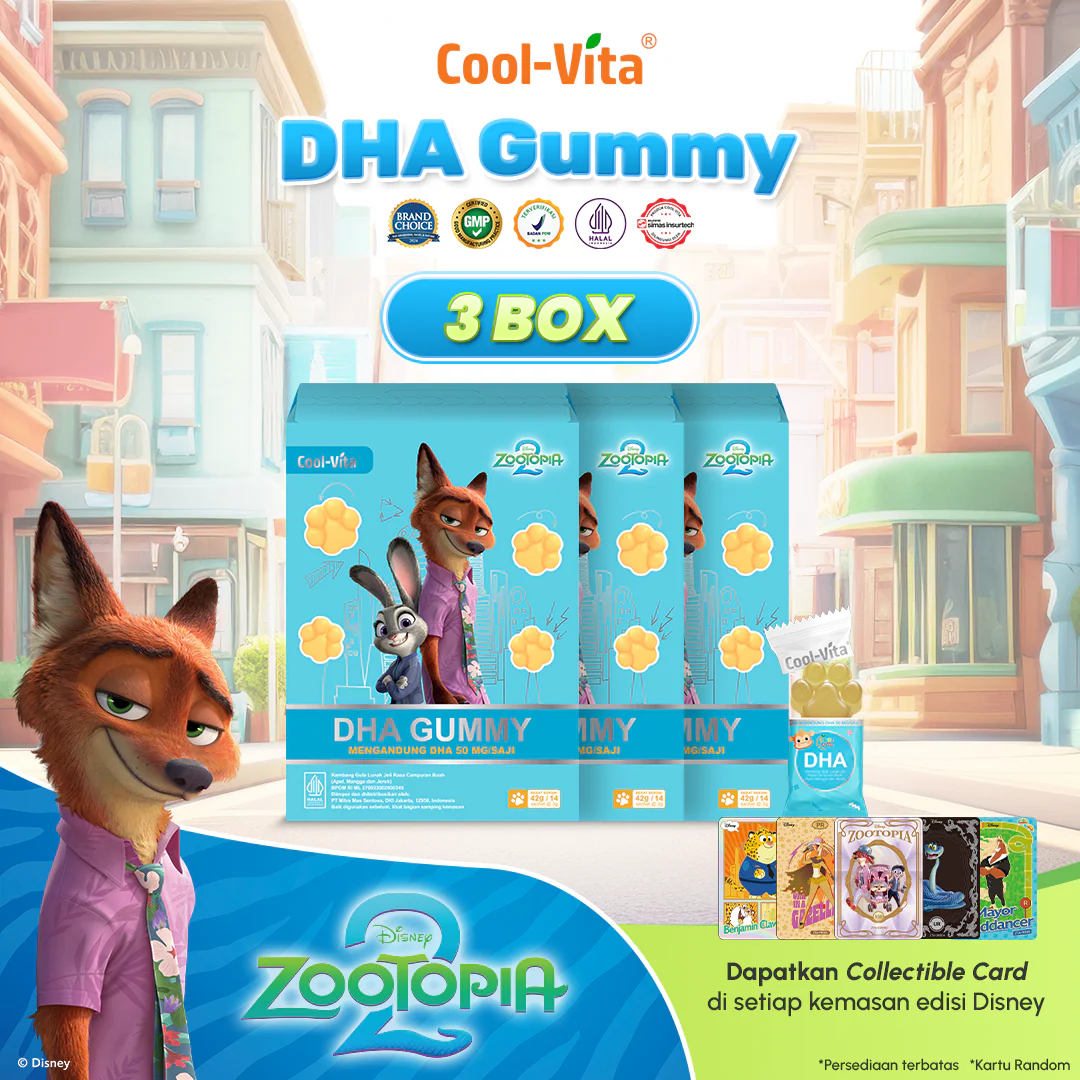 CoolVita DHA Gummy 3 Box Disney Zootopia2 - Image 8