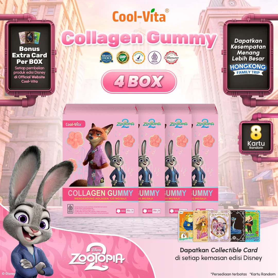 CoolVita Collagen Gummy Box Disney Zootopia2 - Image 3