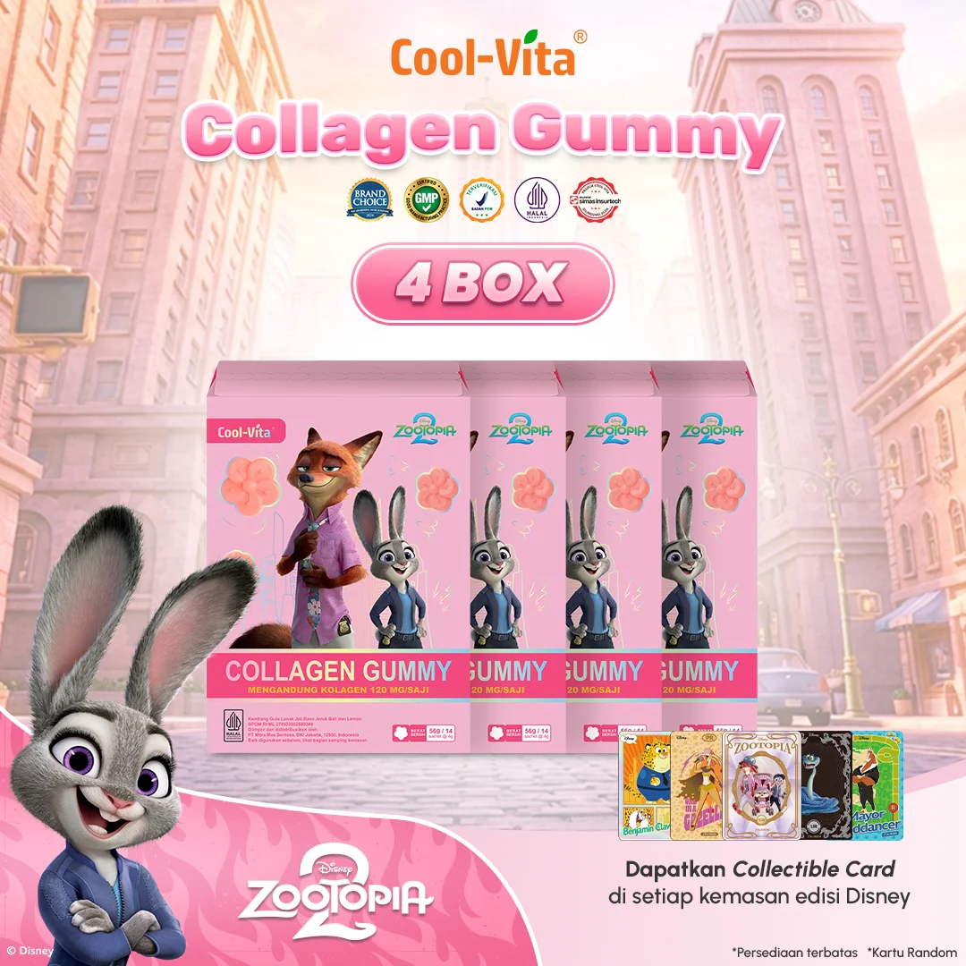 Coolvita Collagen Gummy Sleeve Zootopia2 4 Box - Image 9