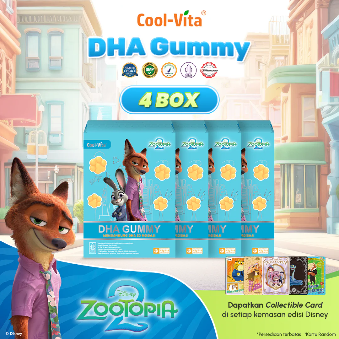 CoolVita DHA Gummy 4 Box Disney Zootopia2 - Image 8
