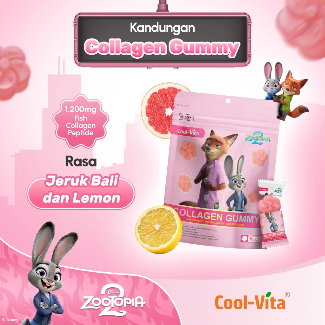Coolvita Collagen Gummy 3 Pouch Disney Zootopia2 - Image 4