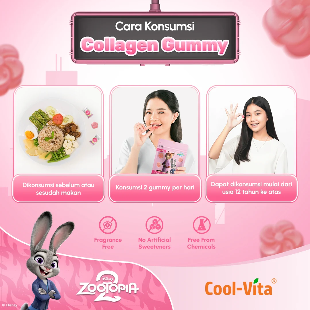 Coolvita Collagen Gummy 3 Pouch Disney Zootopia2 - Image 7