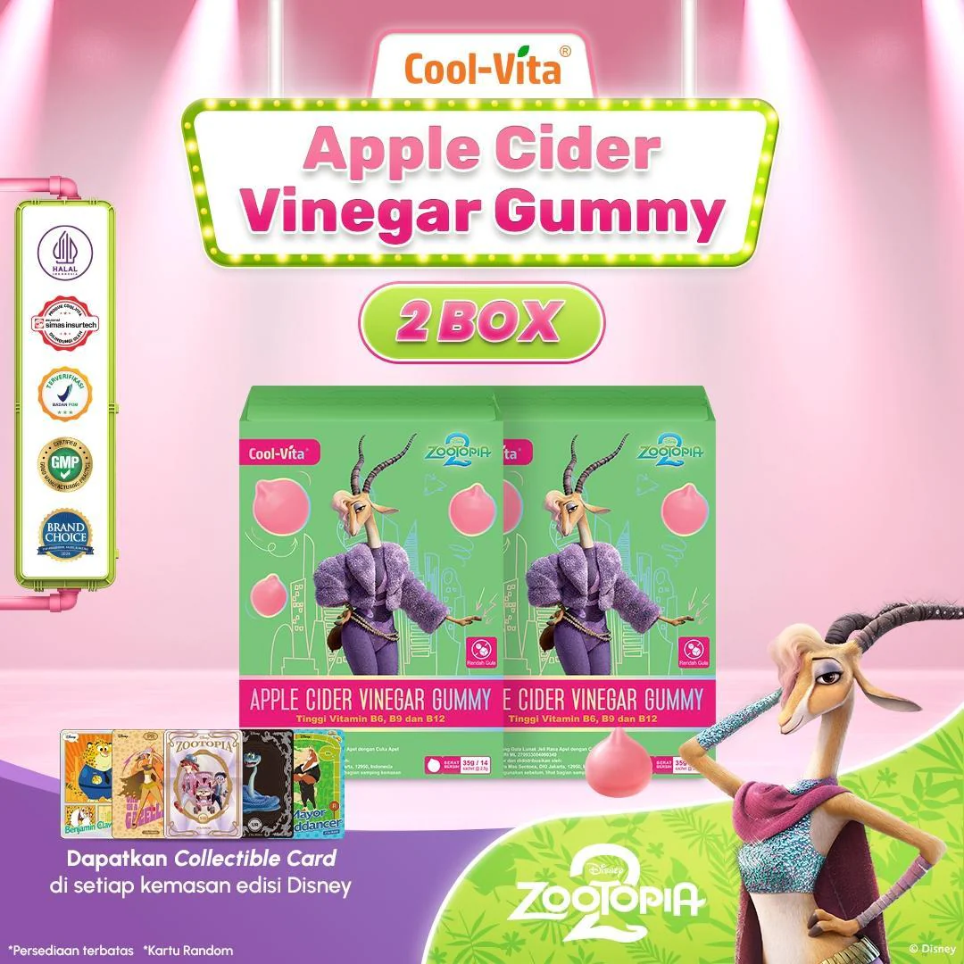 Apple Cider Vinegar Gummy Box Zootopia Series - Image 2