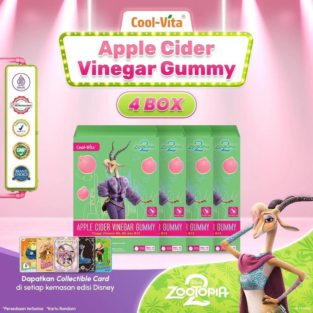 Apple Cider Vinegar Gummy Box Zootopia Series - Image 3