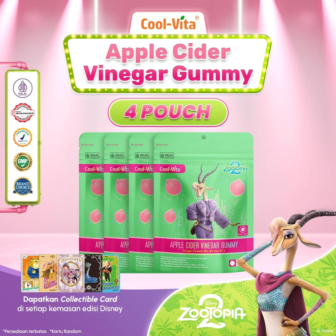 Apple Cider Vinegar Gummy Pouch Zootopia Series - Image 3