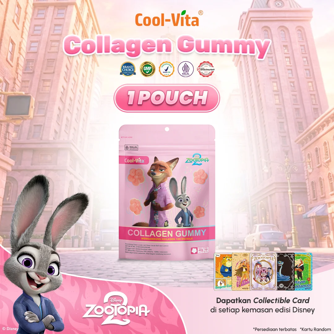 Coolvita Collagen Gummy Pouch Disney Zootopia2 (Variant)