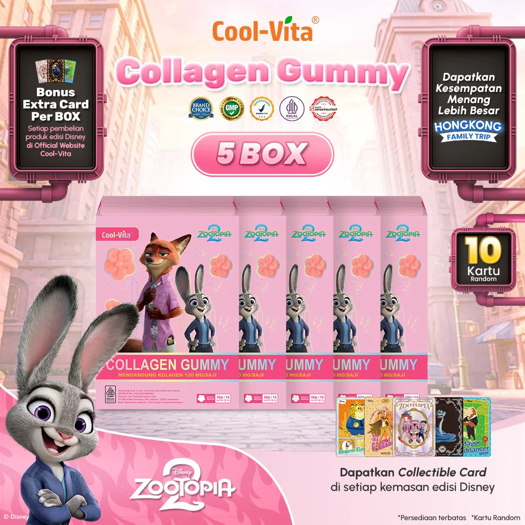 CoolVita Collagen Gummy Box Disney Zootopia2 - Image 4