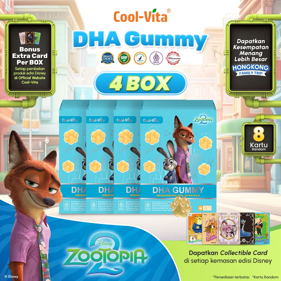 CoolVita DHA Gummy Box Disney Zootopia2 - Image 4