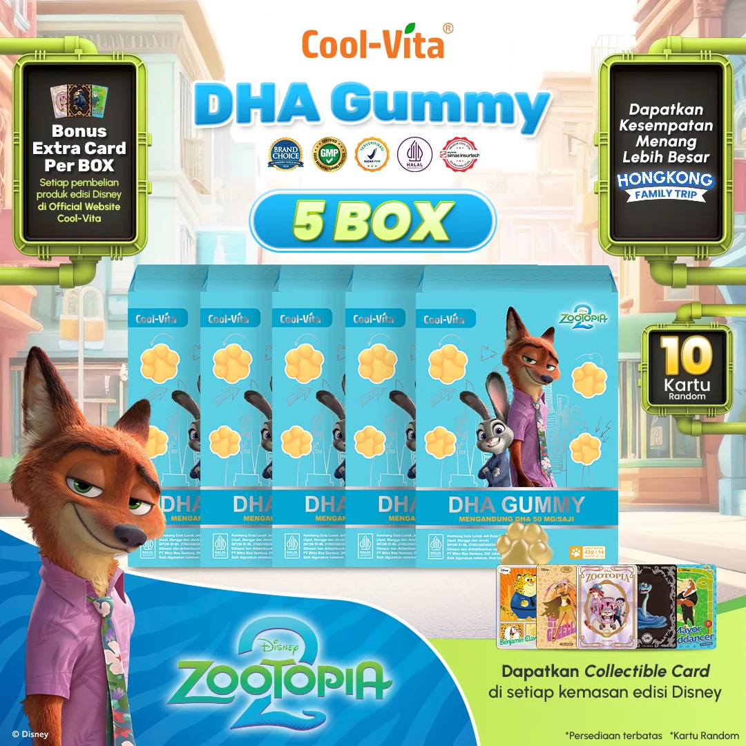 CoolVita DHA Gummy Box Disney Zootopia2 - Image 5