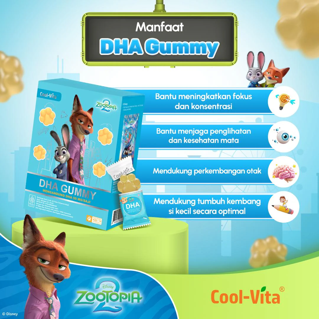 Coolvita DHA Gummy Zootopia2 2 box - Image 3