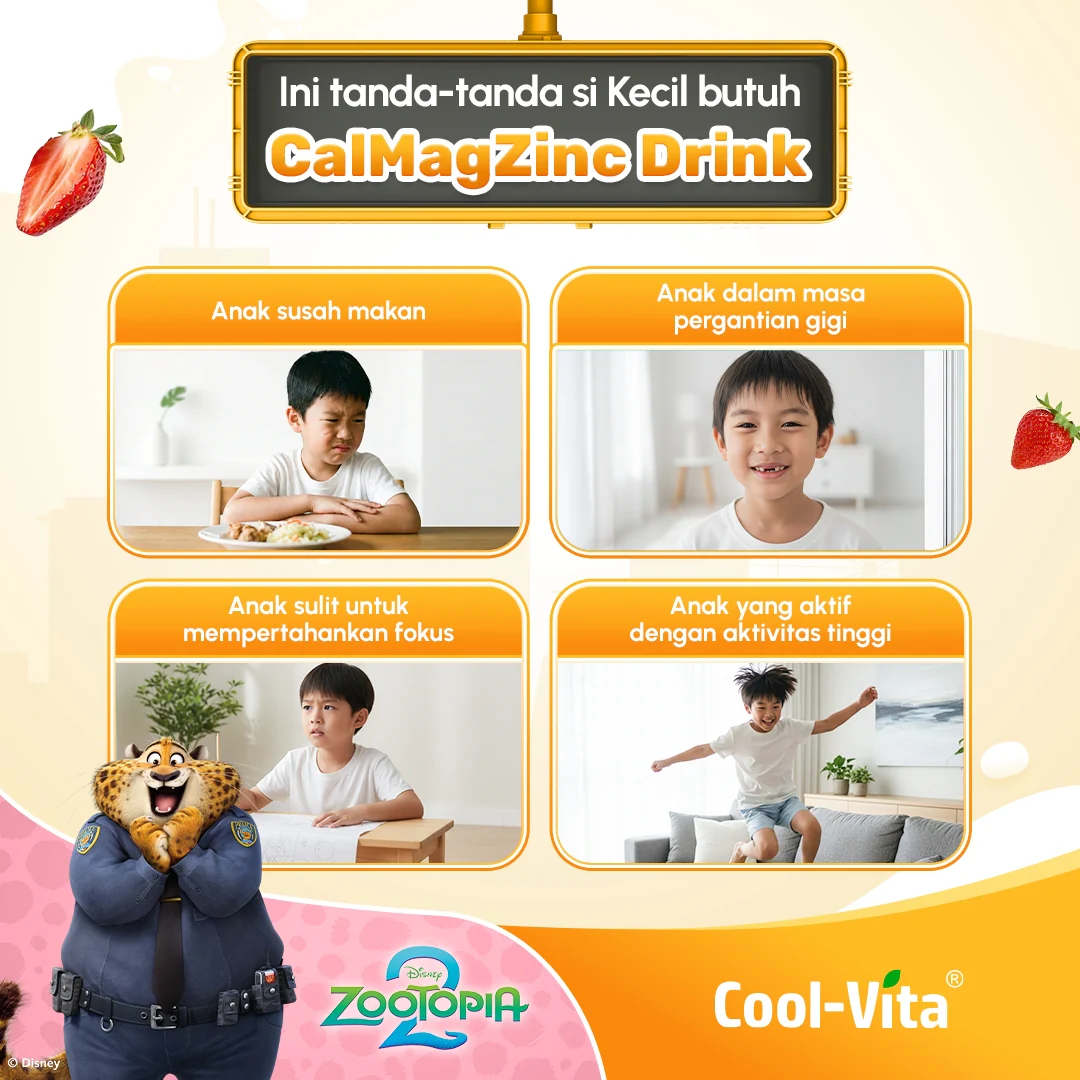 Cool-Vita Disney Zootopia2 2 Box CalMagZinc Drink 20 Sachet - Image 2