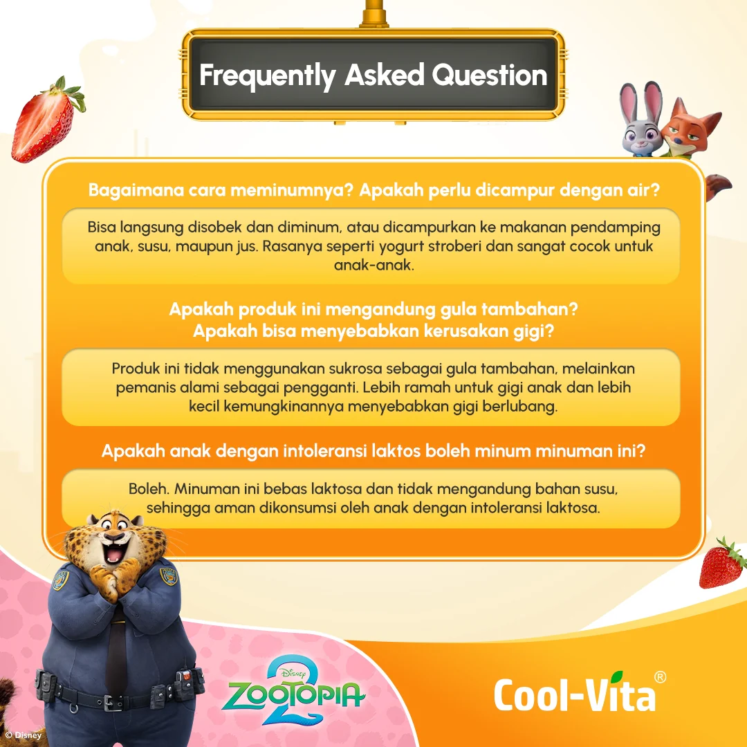 Cool-Vita Disney Zootopia2 2 Box CalMagZinc Drink 20 Sachet - Image 8