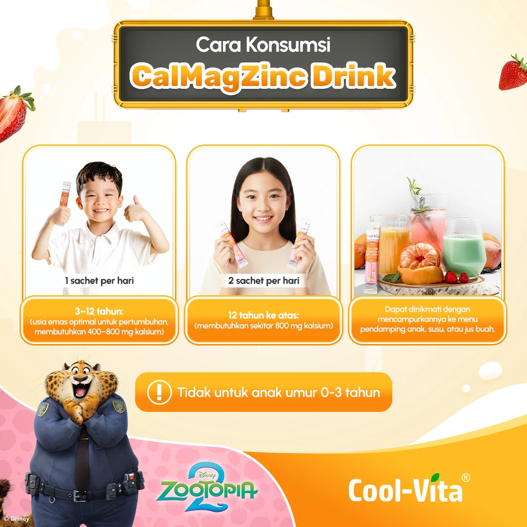 Cool-Vita Disney Zootopia2 4 Box CalMagZinc Drink 40 Sachet - Image 7