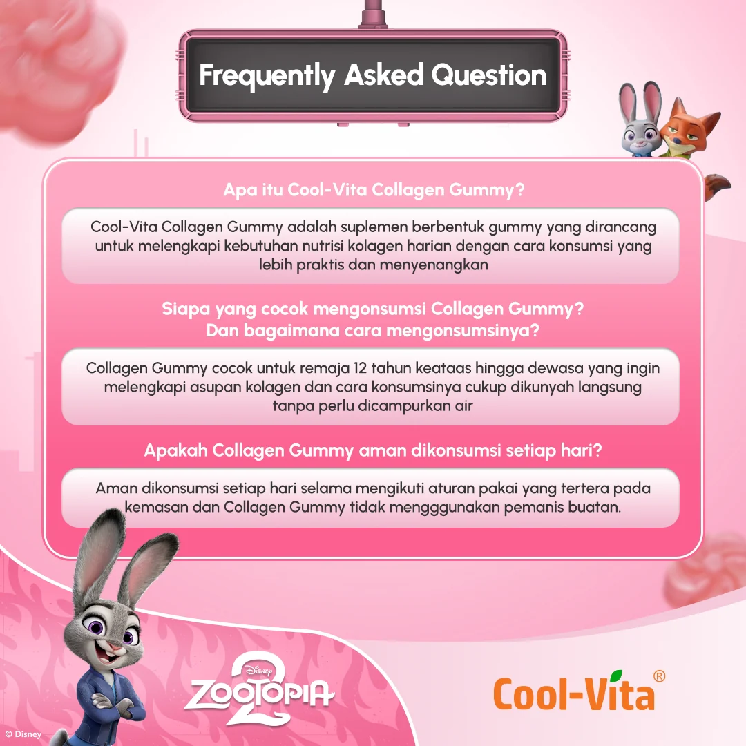 Coolvita Collagen Gummy Zootopia2 3 box - Image 8