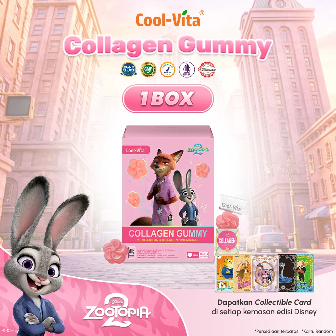 Coolvita Collagen Gummy Sleeve Zootopia2 1 box - Image 9