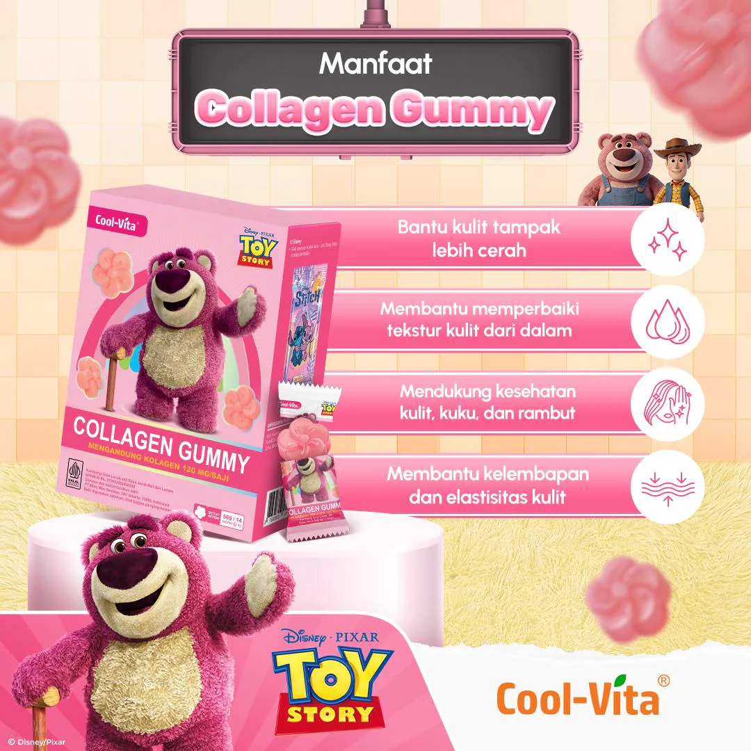Coolvita Collagen Gummy Disney Toystory Variant 1,2,4,8 Box - Image 6