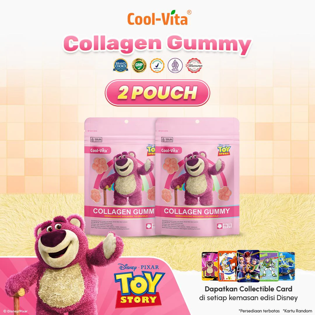 Coolvita Collagen Gummy Disney Toystory Variant 1,2,4,8 Pouch - Image 2