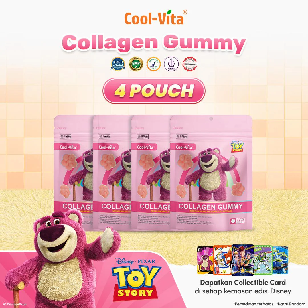Coolvita Collagen Gummy Disney Toystory Variant 1,2,4,8 Pouch - Image 3