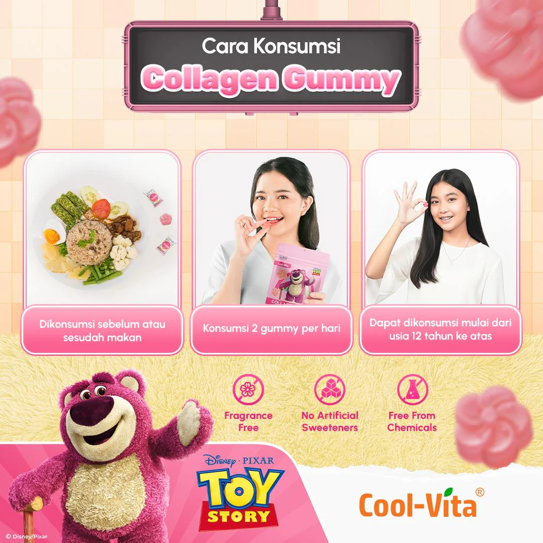 Coolvita Collagen Gummy Disney Toystory Variant 1,2,4,8 Pouch - Image 5