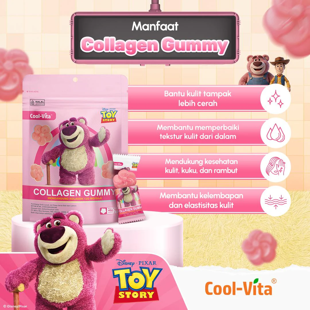 Coolvita Collagen Gummy Disney Toystory Variant 1,2,4,8 Pouch - Image 6