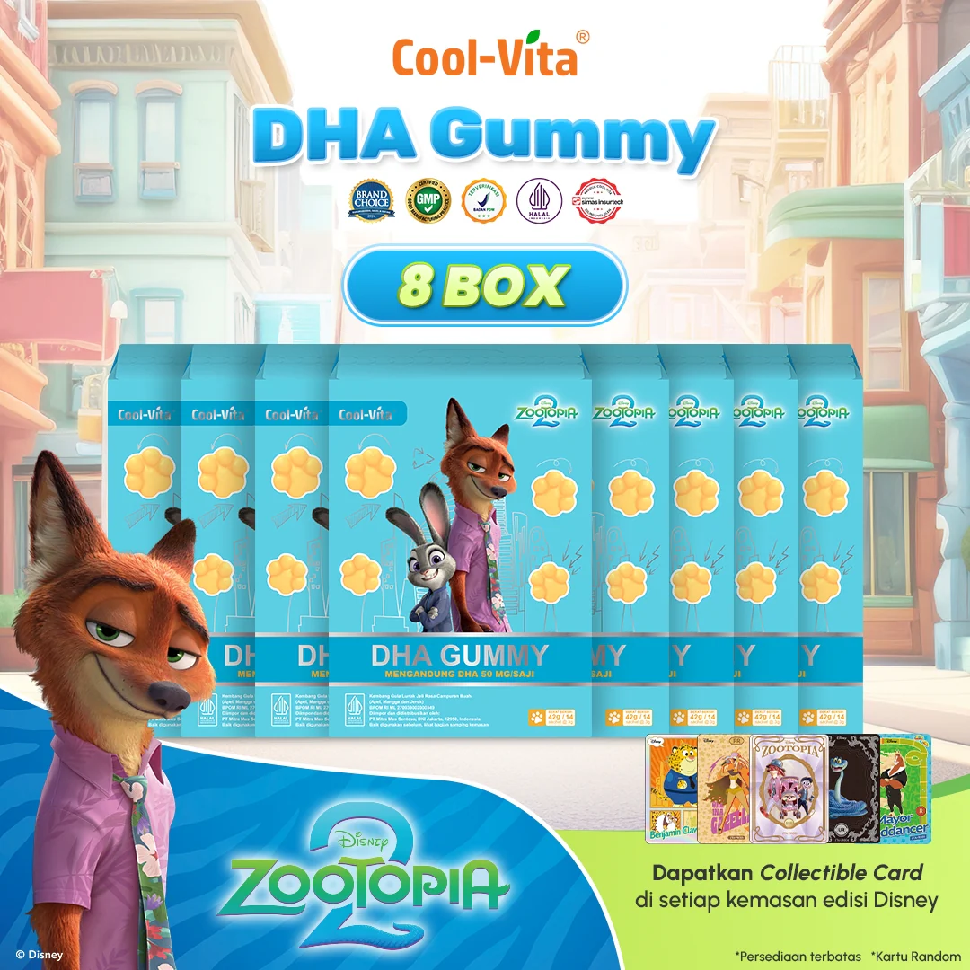 CoolVita DHA Gummy 8 Box Disney Zootopia2 - Image 8