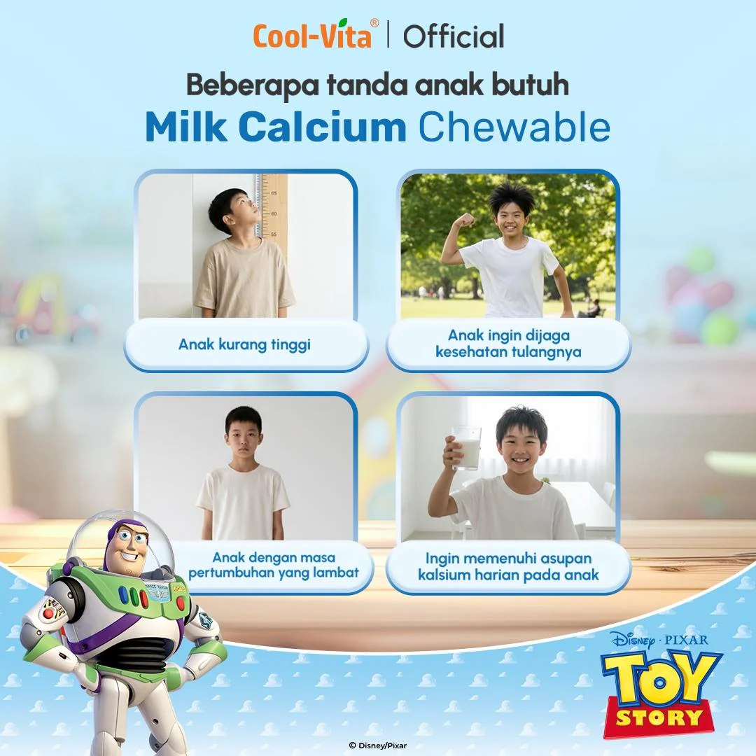 CoolVita Disney Spiderman 1 Botol Calcium Chewable 30 Tablet Kunyah - Image 2