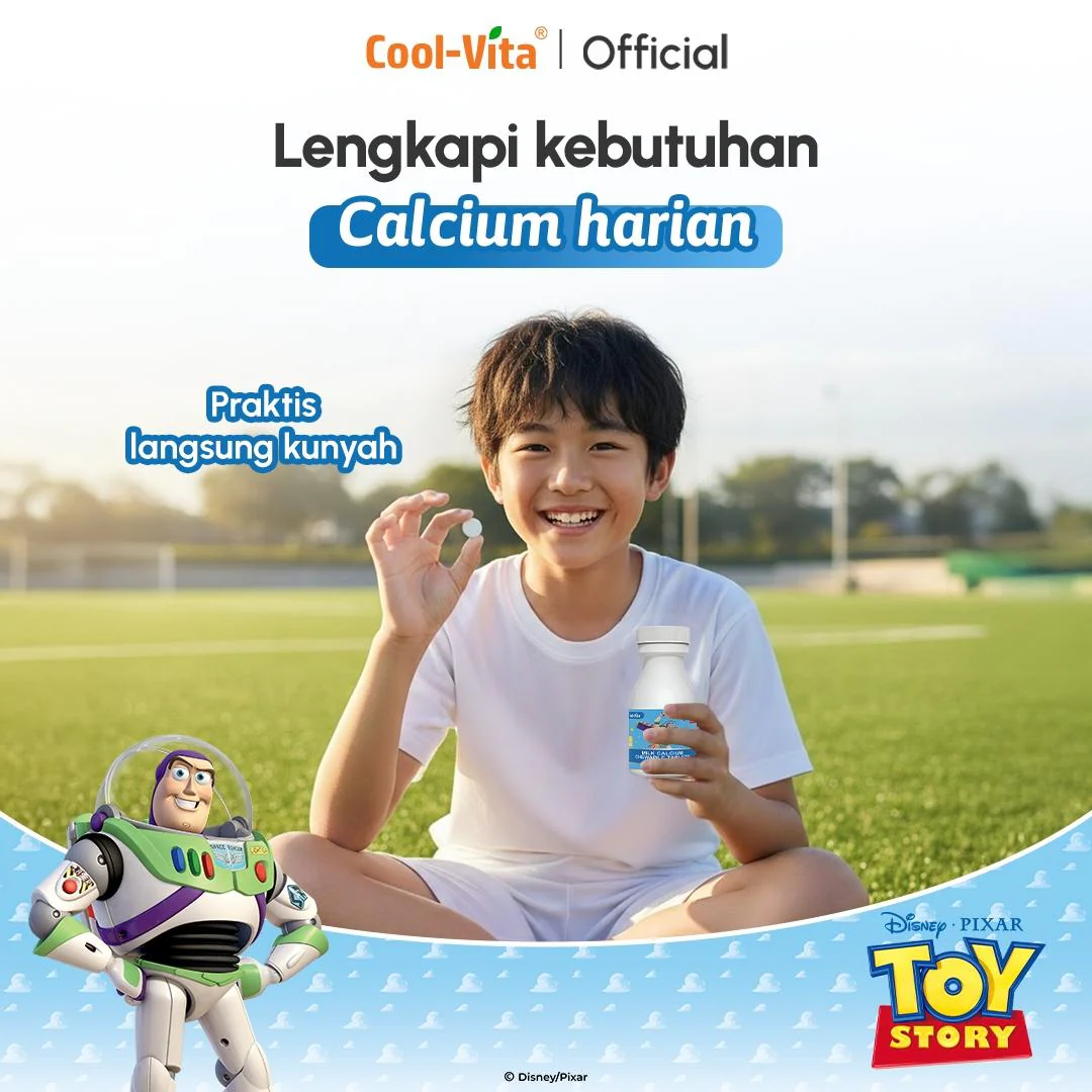 CoolVita Disney Spiderman 1 Botol Calcium Chewable 30 Tablet Kunyah - Image 5