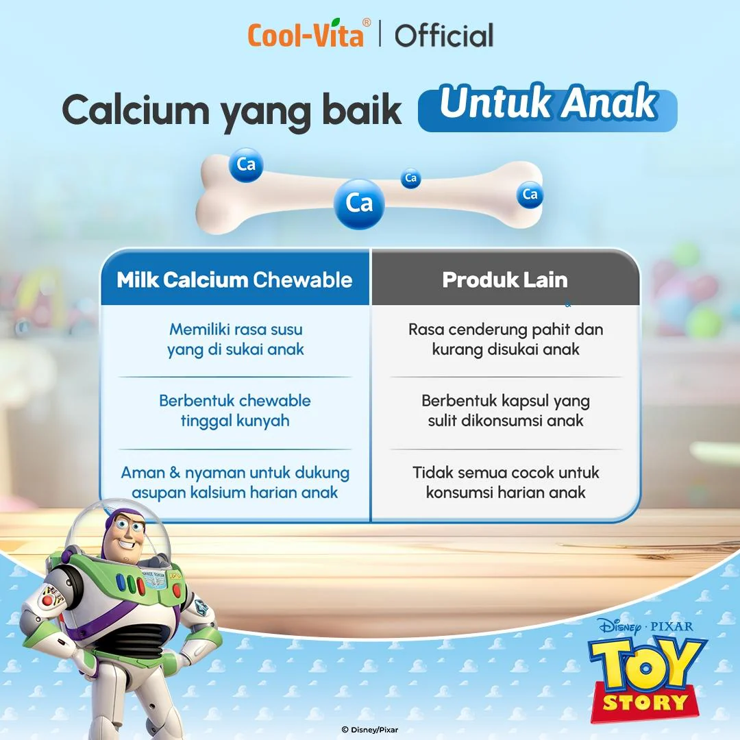 CoolVita Disney Spiderman 1 Botol Calcium Chewable 30 Tablet Kunyah - Image 6