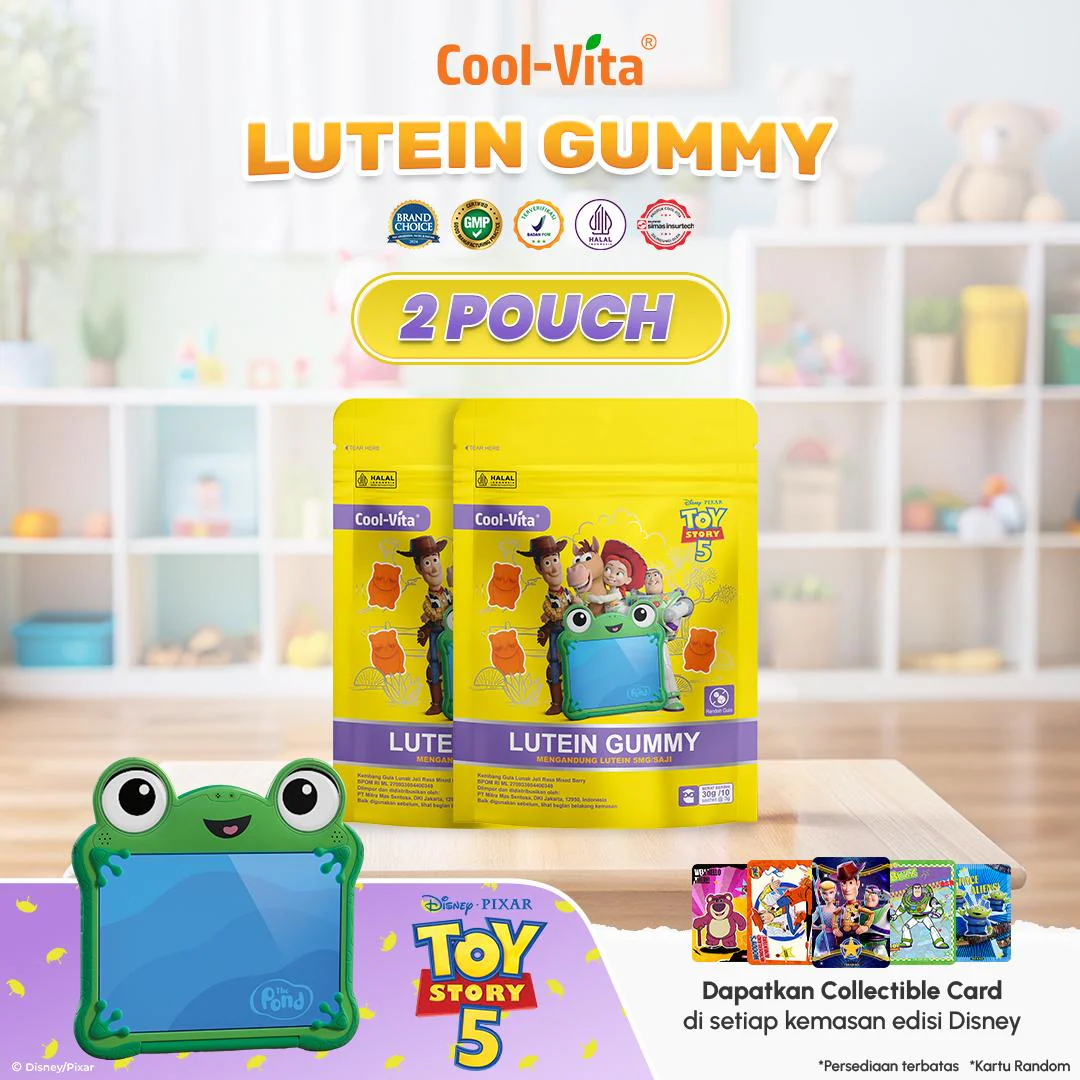 CoolVita Disney ToyStory5 Lutein Gummy Pouch 10 Sachet Rasa Mix Berry Variants 1,2,4 - Image 2