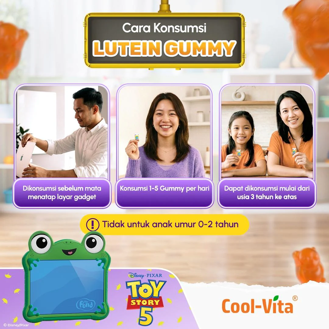 CoolVita Disney Zootopia2 Lutein Gummy Box Isi 14 Sachet Rasa Mix Berry Variant 1,2,4 - Image 9
