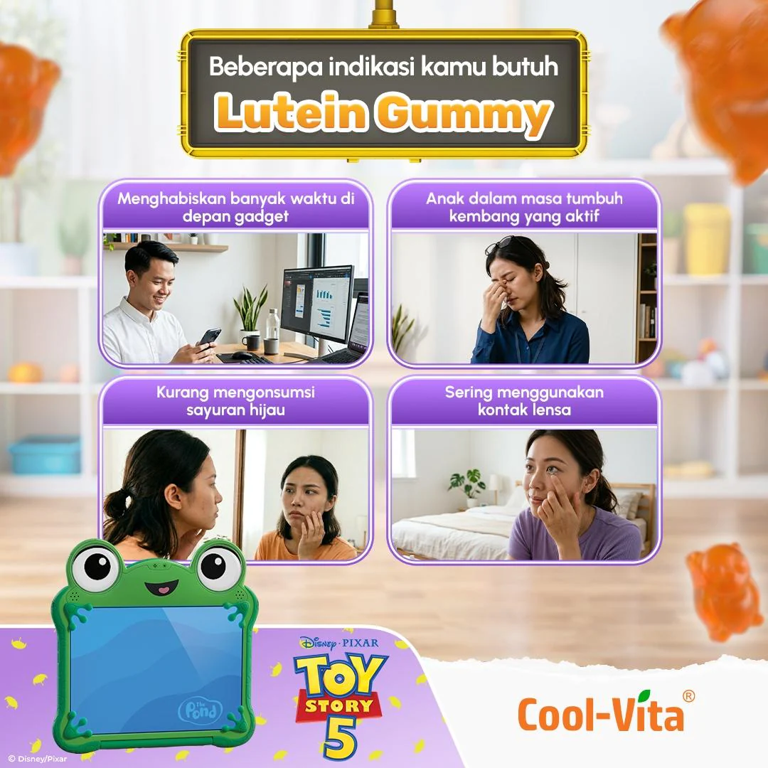 CoolVita Disney Zootopia2 Lutein Gummy Pouch Isi 10 Sachet Rasa Mix Berry Variant 1,2,4 - Image 4