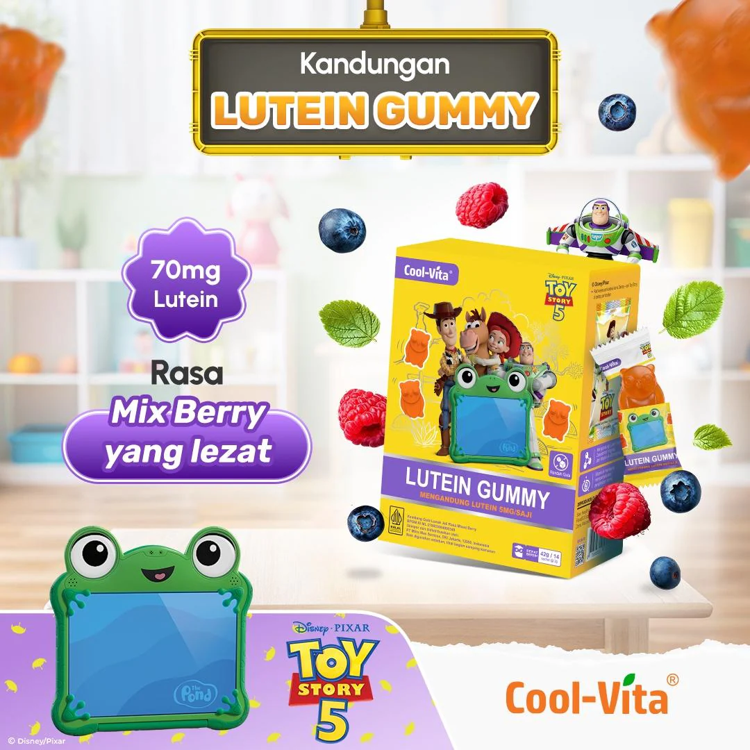 CoolVita Disney Zootopia2 Lutein Gummy Pouch Isi 10 Sachet Rasa Mix Berry Variant 1,2,4 - Image 6