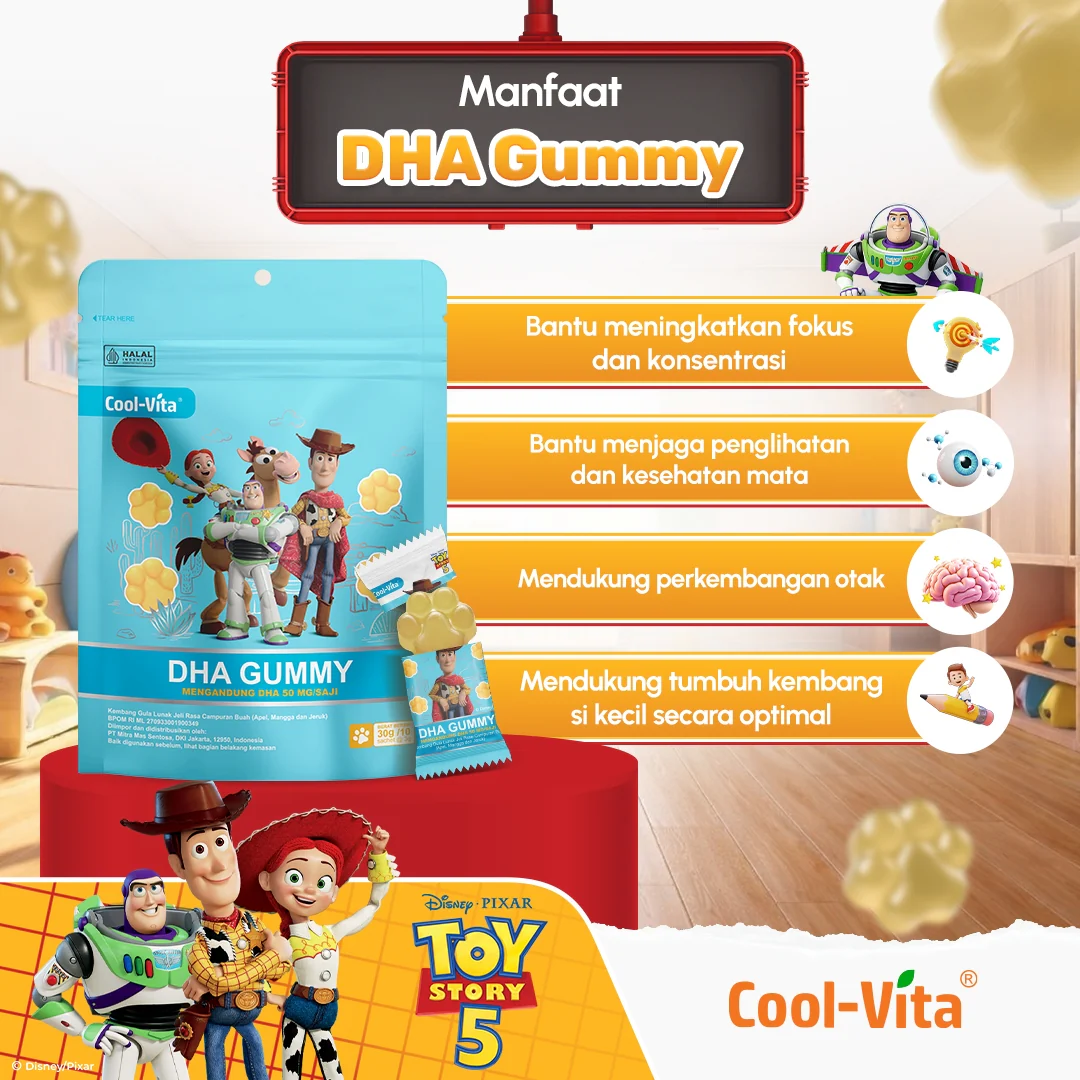 Coolvita DHA Gummy Disney Toystory Pouch - Image 7